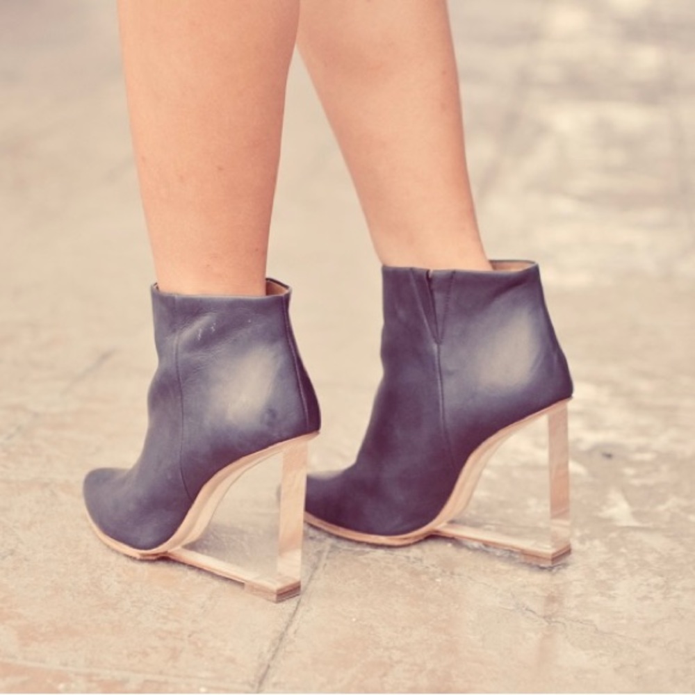 Maison Martin Margiela X H&M Lucite Wedge Booties